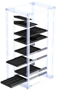 Bespoke 19-inch Cabinets 1 Shelf options on XIX Fast Rack