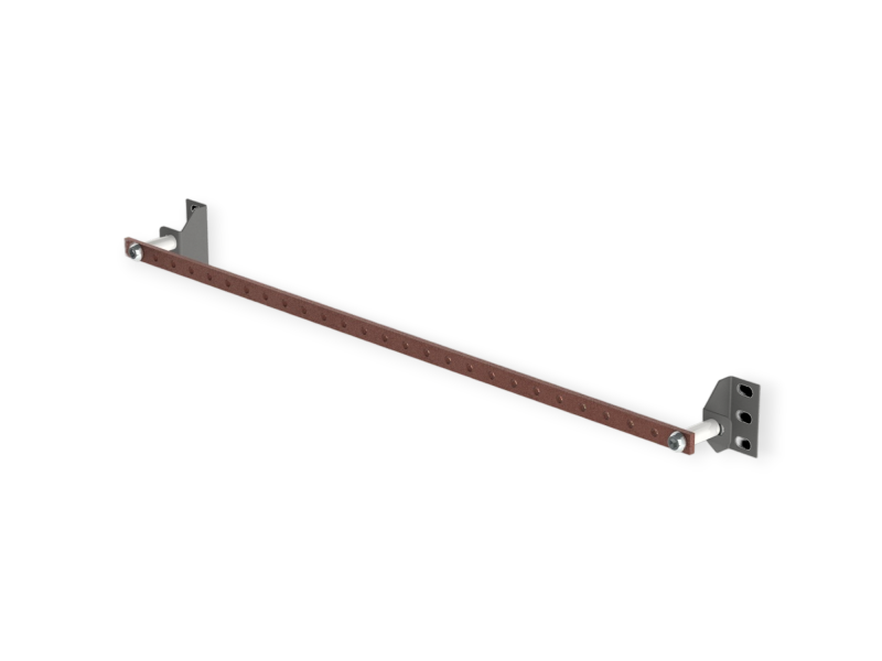 1U - 19-inch Copper Earth Bar Kit